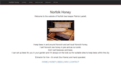 Desktop Screenshot of norfolkhoney.co.uk